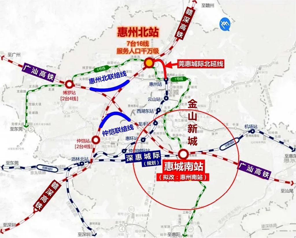 惠州四环路最新规划图